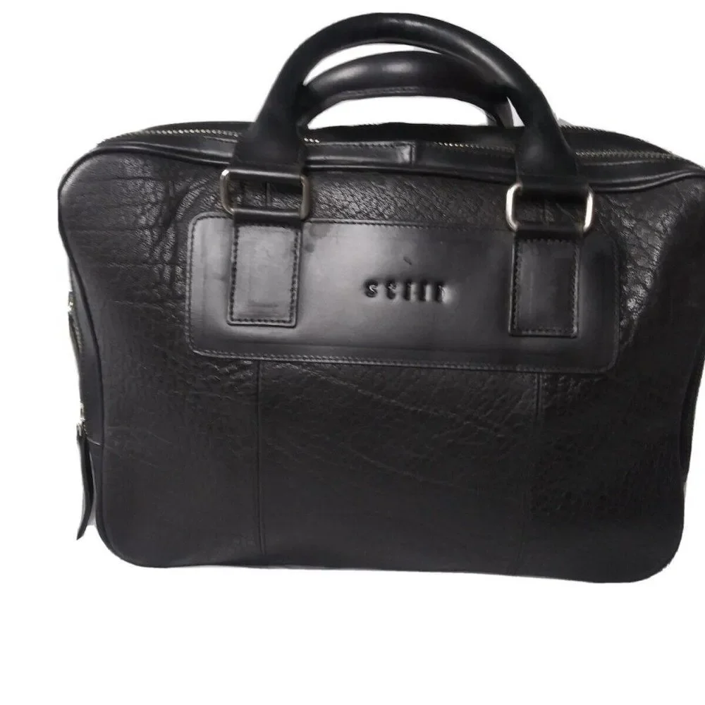 STILL Men's BRANDON Leather Briefcase Computer Bag Nordic Man Bag Denmark